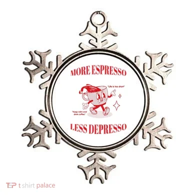 More Espresso Less Depresso Ornament