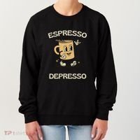 More Espresso Less Depresso Coffee Lover Women's Sweatshirt thumb 0