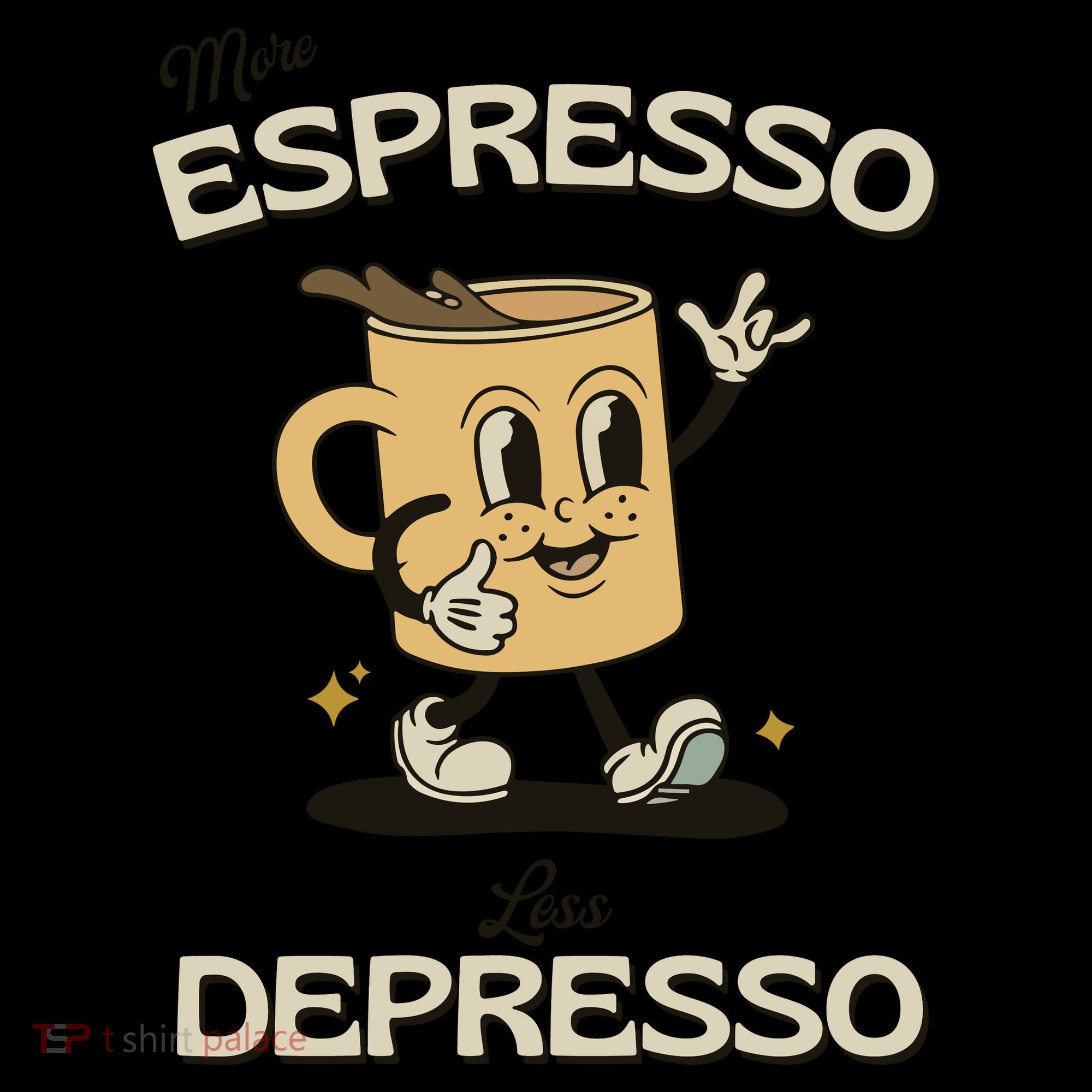 More Espresso Less Depresso Coffee Lover Coaster
