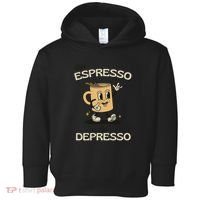 More Espresso Less Depresso Coffee Lover Toddler Hoodie thumb 0