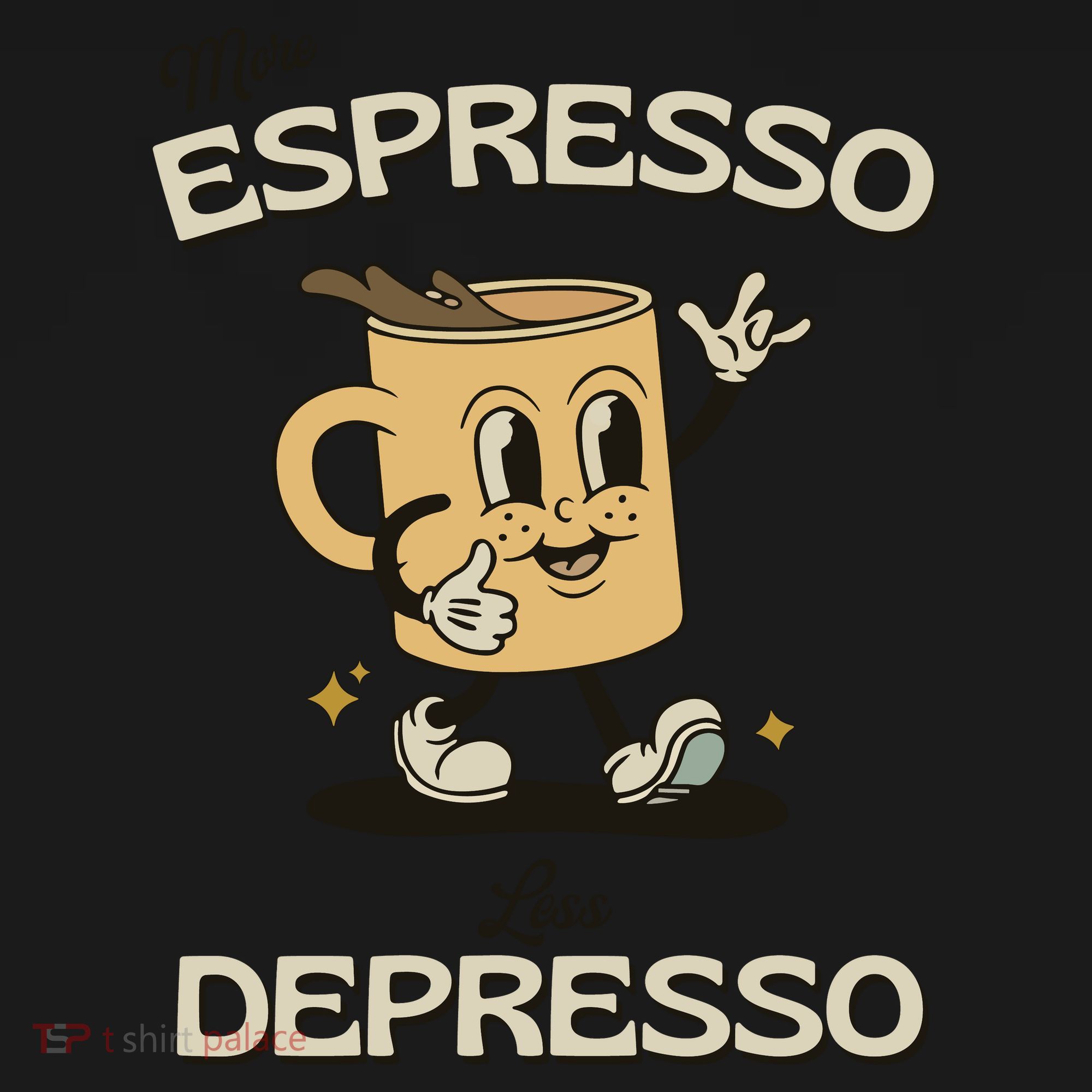 More Espresso Less Depresso Coffee Lover Toddler Hoodie