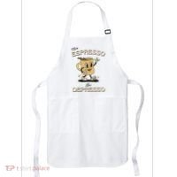 More Espresso Less Depresso Coffee Lover Apron thumb 0