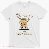 More Espresso Less Depresso Coffee Lover T-Shirt thumb 0