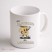 More Espresso Less Depresso Coffee Lover Coffee Mug thumb 1