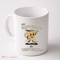 More Espresso Less Depresso Coffee Lover Coffee Mug thumb 0