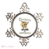 More Espresso Less Depresso Coffee Lover Ornament thumb 0
