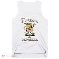 More Espresso Less Depresso Coffee Lover Tank Top thumb 0