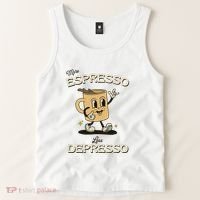 More Espresso Less Depresso Coffee Lover Tank Top thumb 2