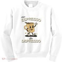 More Espresso Less Depresso Coffee Lover Kids Sweatshirt thumb 0