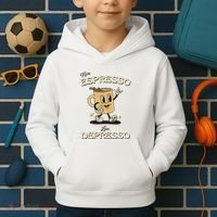 More Espresso Less Depresso Coffee Lover Kids Hoodie thumb 2