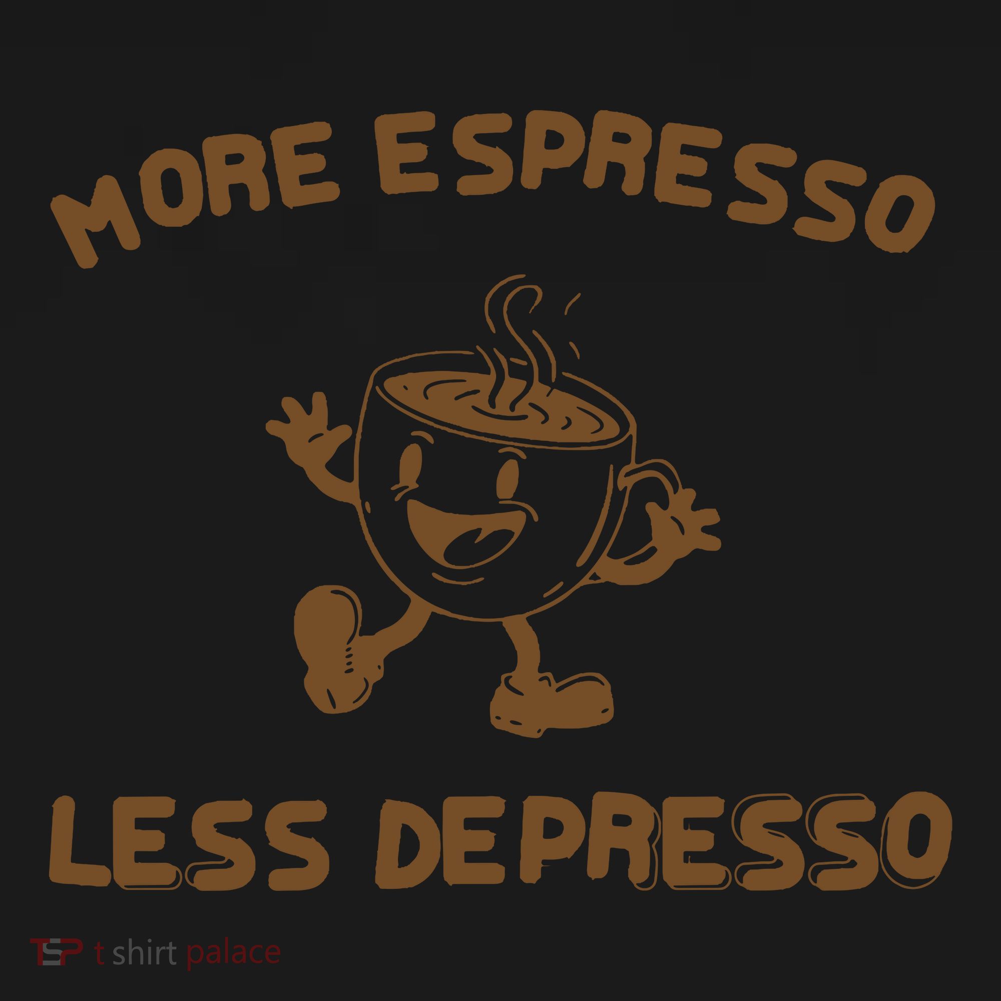 More Espresso Less Depresso Mental Health Coaster