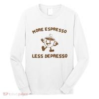 More Espresso Less Depresso Mental Health Long Sleeve Shirt thumb 0