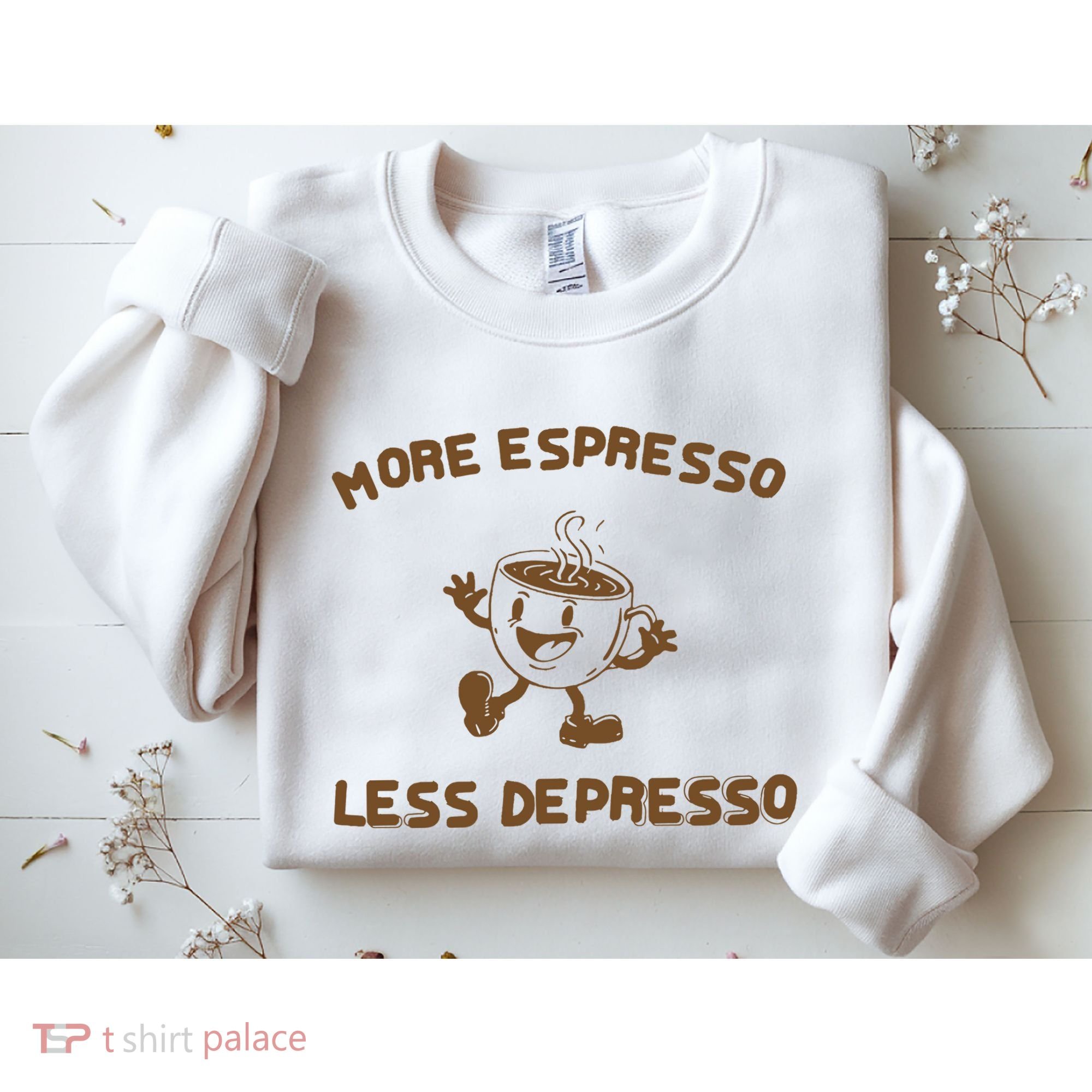 More Espresso Less Depresso Mental Health Sweatshirt