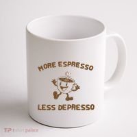 More Espresso Less Depresso Mental Health Coffee Mug thumb 1