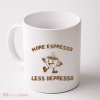 More Espresso Less Depresso Mental Health Coffee Mug thumb 0
