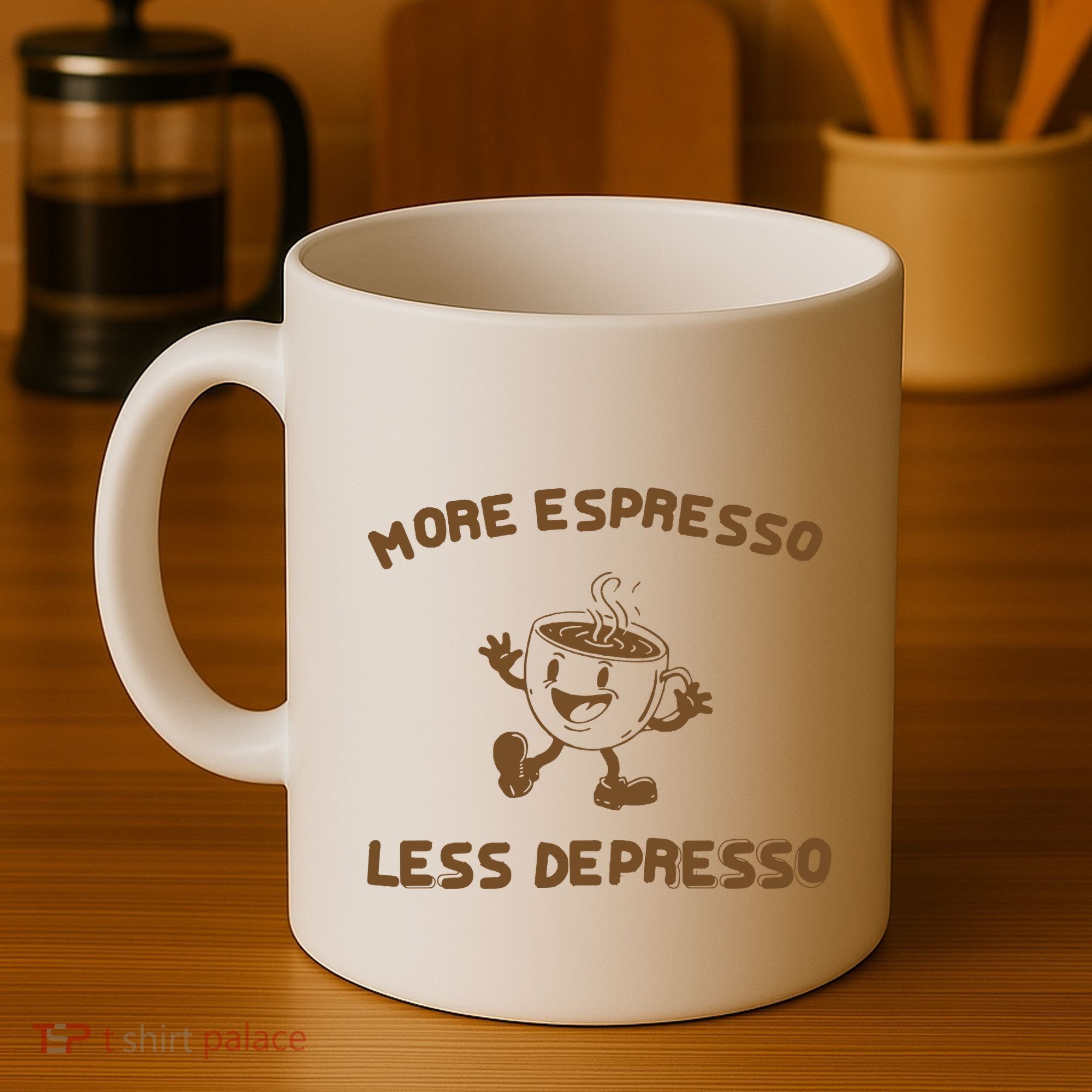 More Espresso Less Depresso Mental Health Coffee Mug