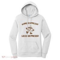 More Espresso Less Depresso Mental Health Women's Hoodie thumb 0