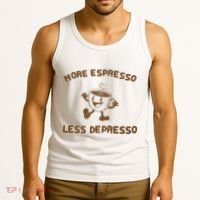 More Espresso Less Depresso Mental Health Tank Top thumb 3