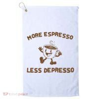 More Espresso Less Depresso Mental Health Golf Towel thumb 0