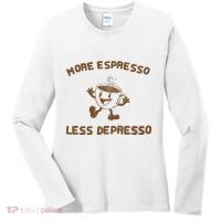 More Espresso Less Depresso Mental Health Women's Long Sleeve Shirt thumb 0