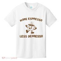 More Espresso Less Depresso Mental Health Kids T-Shirt thumb 0
