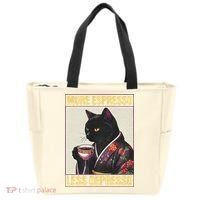 More Espresso Less Depresso Kimono Cat Japanese Tote Bag thumb 0