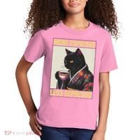 More Espresso Less Depresso Kimono Cat Japanese Kids T-Shirt thumb 2