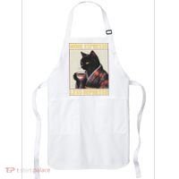 More Espresso Less Depresso Kimono Cat Japanese Apron thumb 0