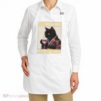 More Espresso Less Depresso Kimono Cat Japanese Apron thumb 2