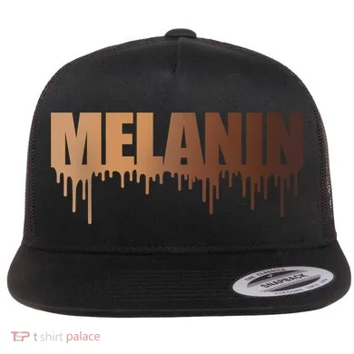 MELANIN Flat Bill Trucker Hat