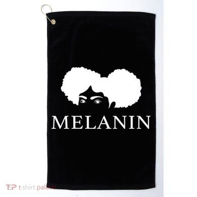 Melanin Afro Golf Towel