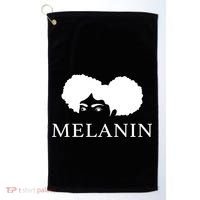 Melanin Afro Golf Towel thumb 0