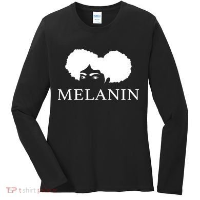 Melanin Afro Women's Long Sleeve Shirt