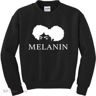 Melanin Afro Kids Sweatshirt