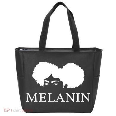 Melanin Afro Tote Bag