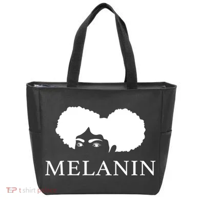 Melanin Afro Tote Bag