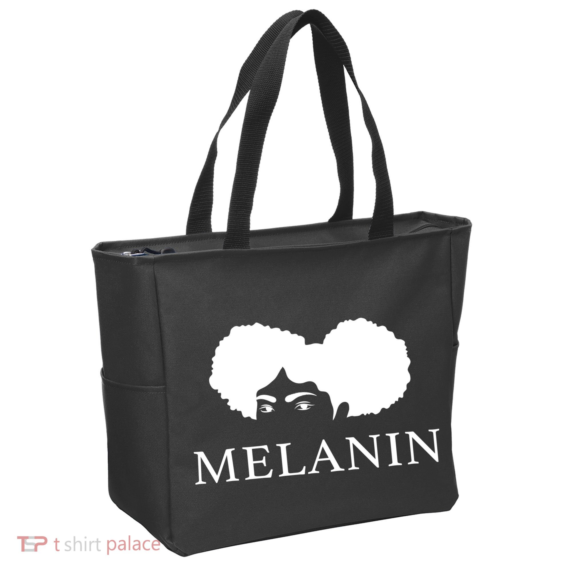 Melanin Afro Tote Bag