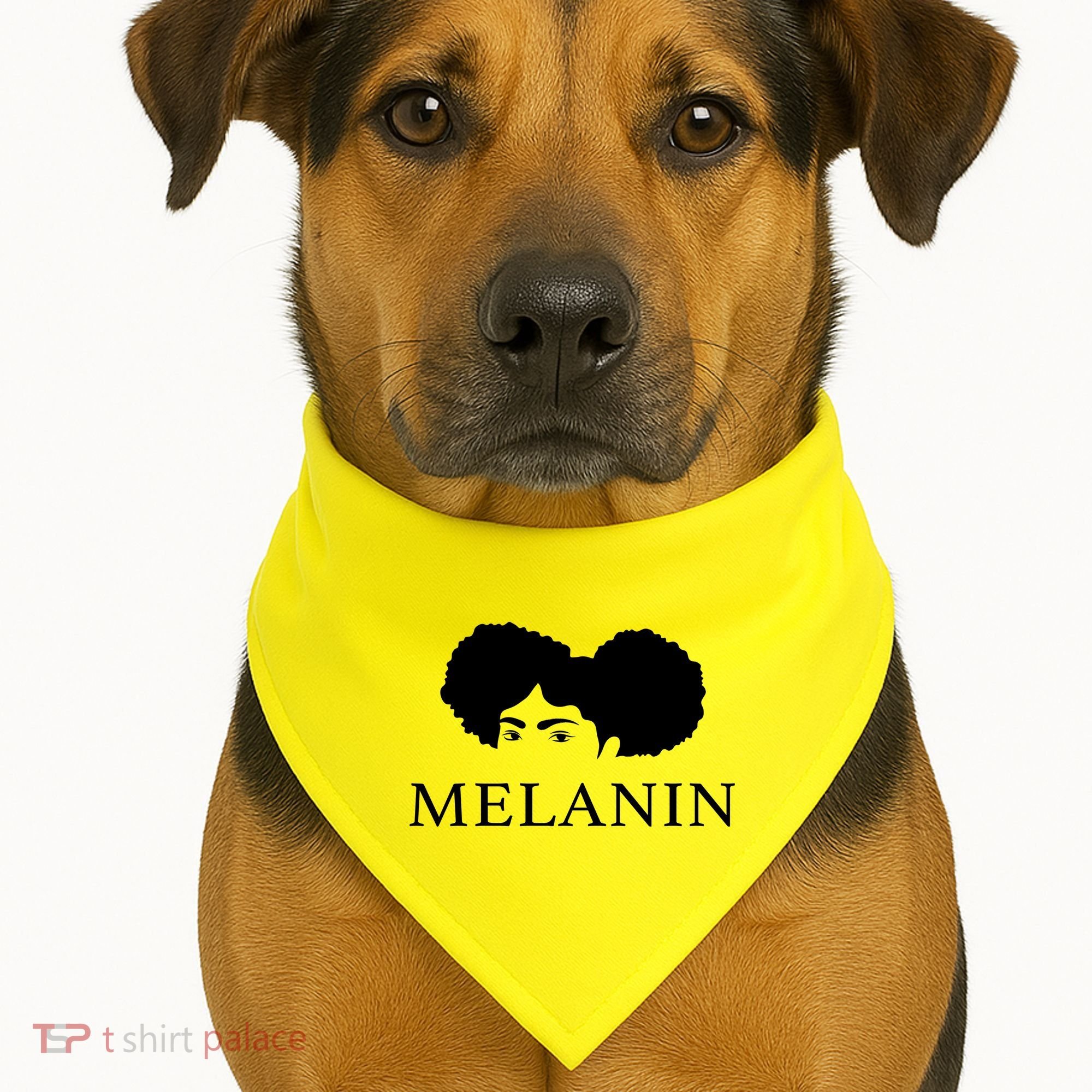 Melanin Afro USA-Made Doggie Bandana