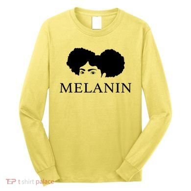 Melanin Afro Long Sleeve Shirt