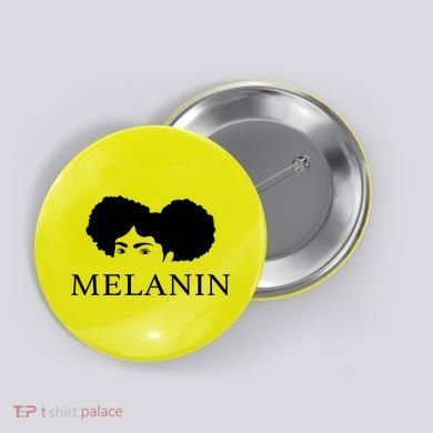 Melanin Afro Button
