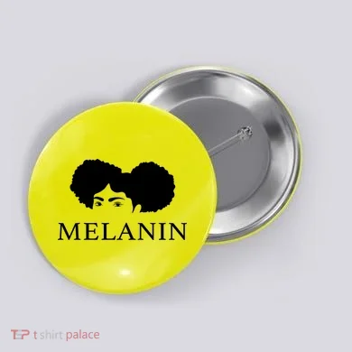 Melanin Afro Button