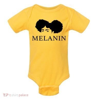 Melanin Afro Baby Bodysuit