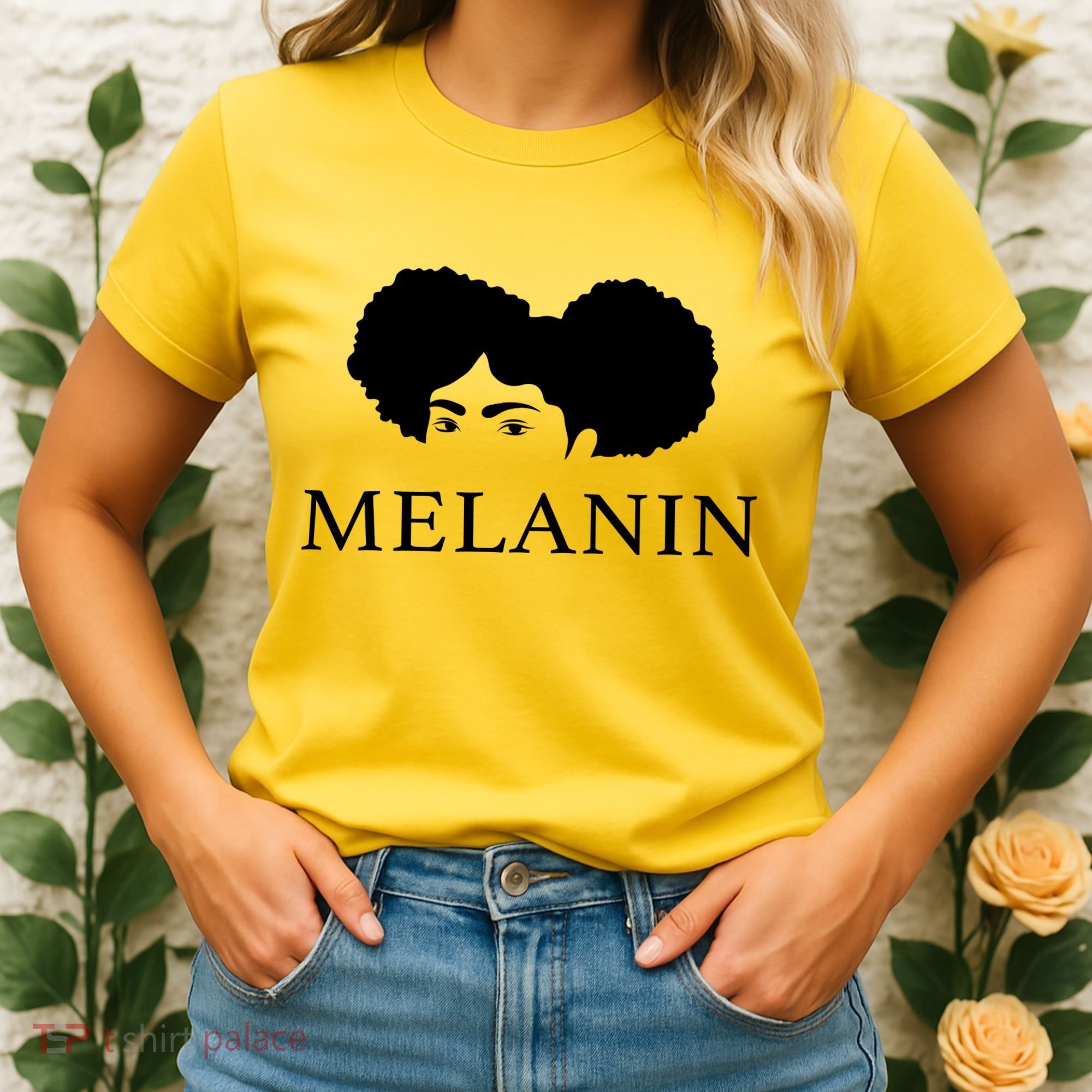 Melanin Afro Women's T-Shirt