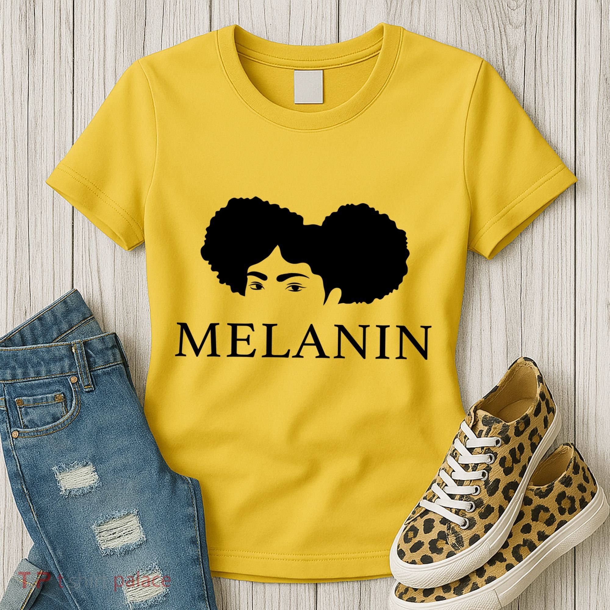 Melanin Afro Women's T-Shirt