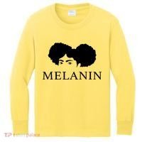 Melanin Afro Kids Long Sleeve Shirt thumb 0