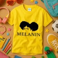 Melanin Afro Kids T-Shirt thumb 3