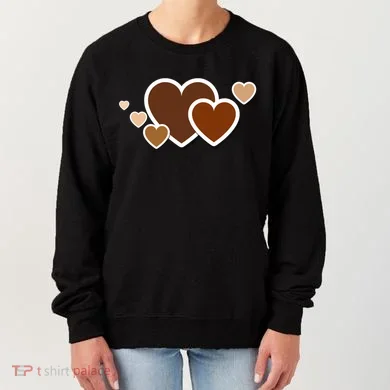 Melanin Diversity Hearts Women's Sweatshirt