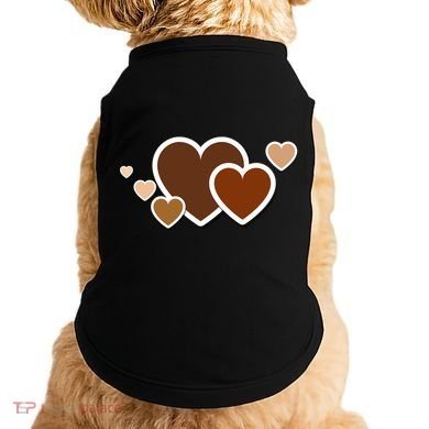 Melanin Diversity Hearts Doggie Tank