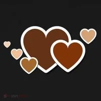 Melanin Diversity Hearts Doggie Tank thumb 4