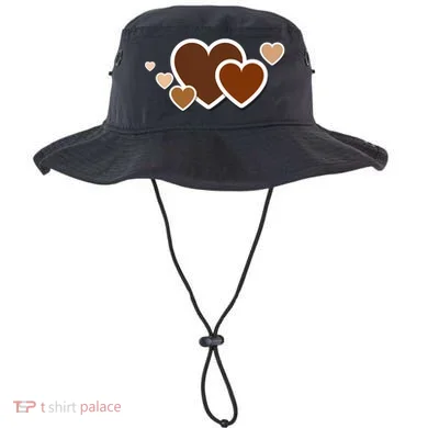 Melanin Diversity Hearts Bucket Hat